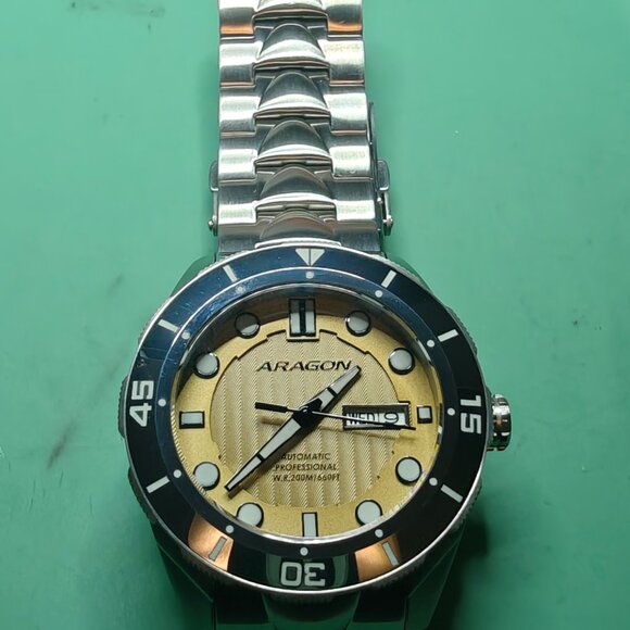 Aragon A506SAN Hercules Sand NH36 43mm Automatic Dive Watch. **NEW** - Picture 5 of 8